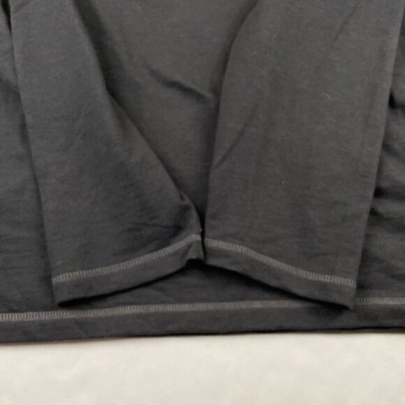 GH Bass 1/4 Zip Pullover Sweater Men’s 2XL Quilt Yoke Fleece Lined Black - Picture 10 of 10